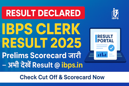 IBPS Clerk Prelims Result