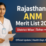 Rajasthan ANM Merit List
