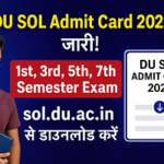 DU SOL Admit Card