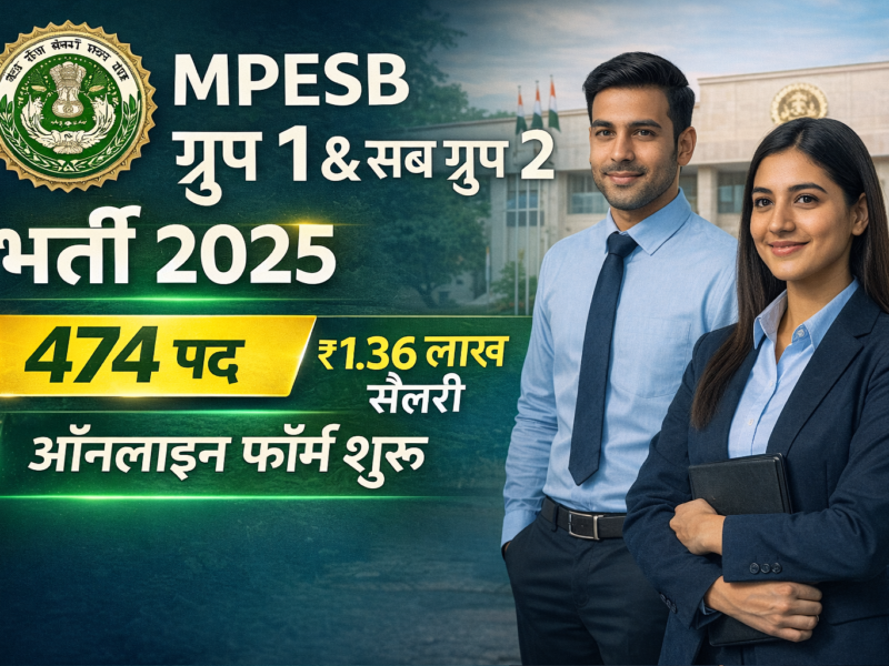 MPESB Group 1 Sub Group 2 Vacancy 2025