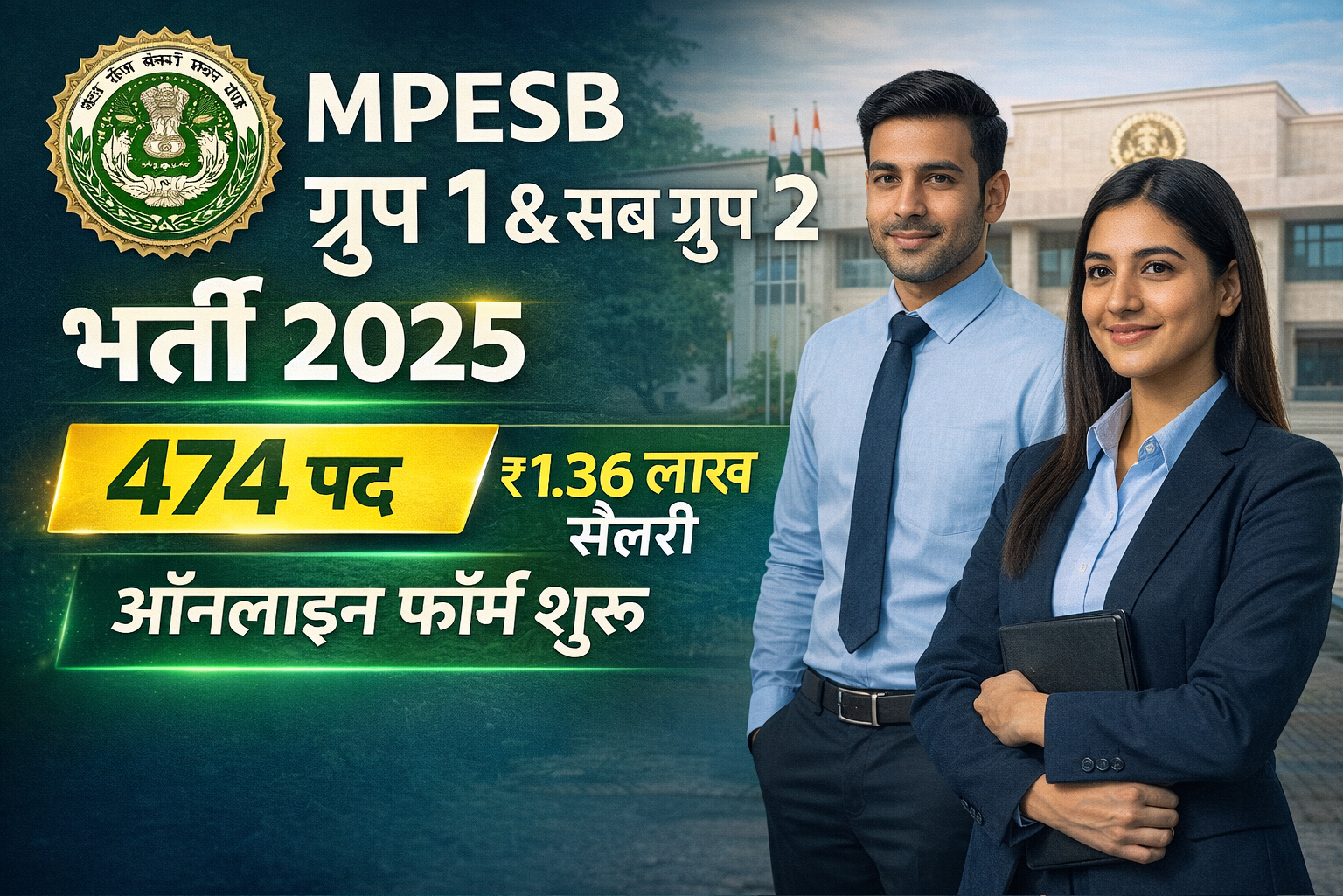 MPESB Group 1 Sub Group 2 Vacancy 2025