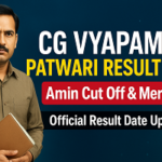 CG Vyapam Patwari Result