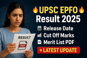 UPSC EPFO Result