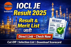 IOCL JE Result