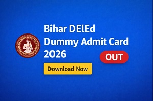 Bihar Deled Dummy Admit Card