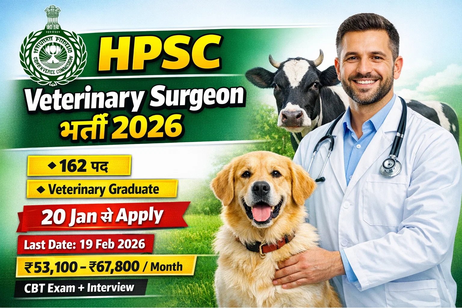 HPSC Veterinary Surgeon Recruitment 2026