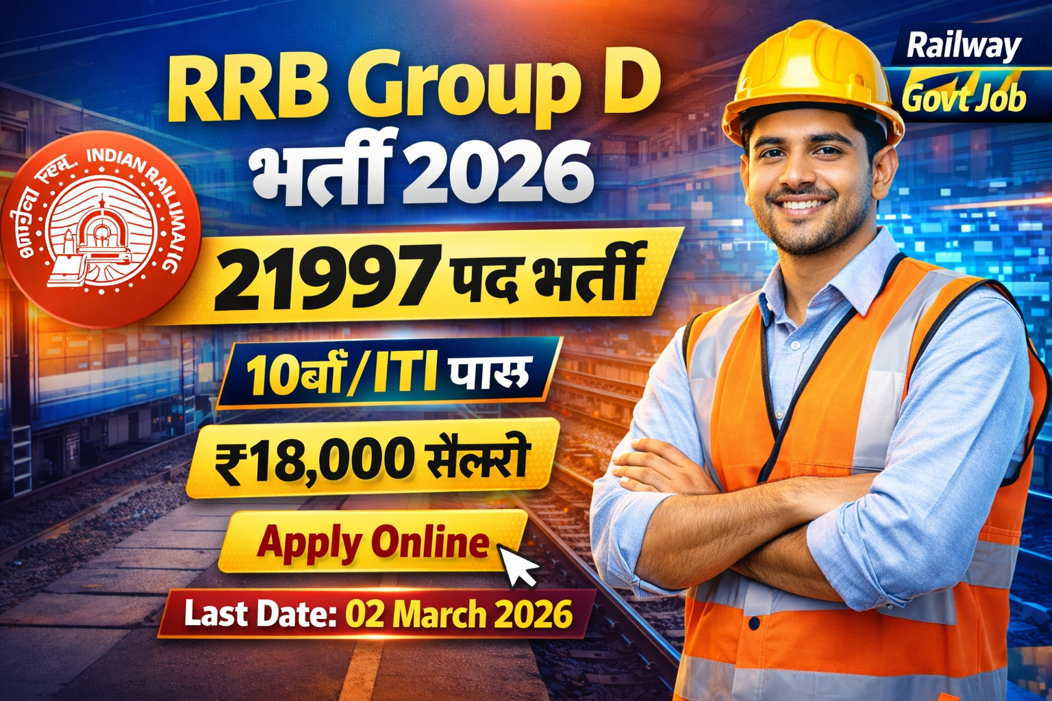 Railway Group D Vacancy 2026