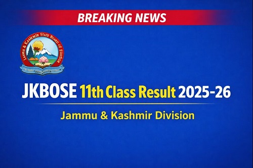 JKBOSE 11th Class Result