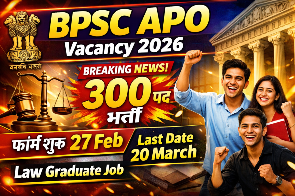 BPSC Assistant Prosecution Officer recruitment 2026