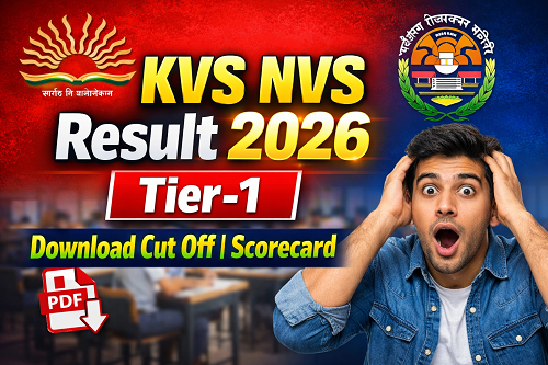 KVS NVS Tier 1 Result