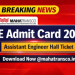 MAHATRANSCO AE Admit Card