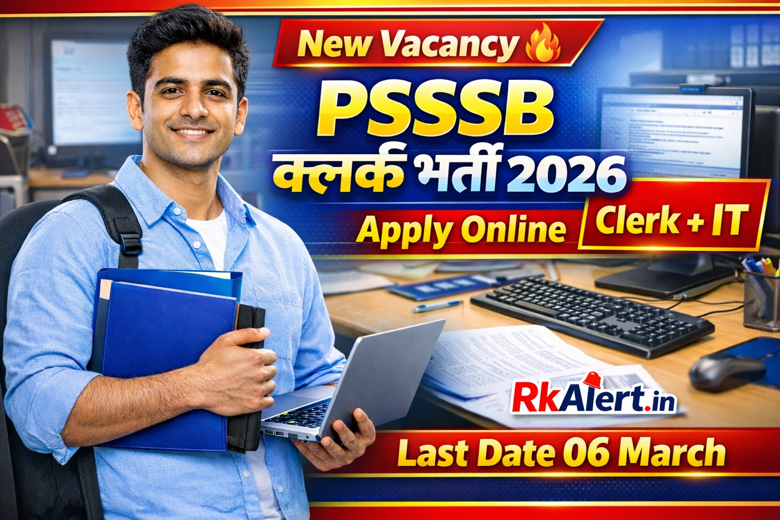 PSSSB Clerk Vacancy 2026