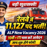 Railway Assistant Loco Pilot New Vacancy 2026