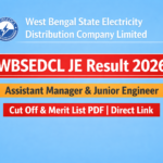 WBSEDCL JE Result