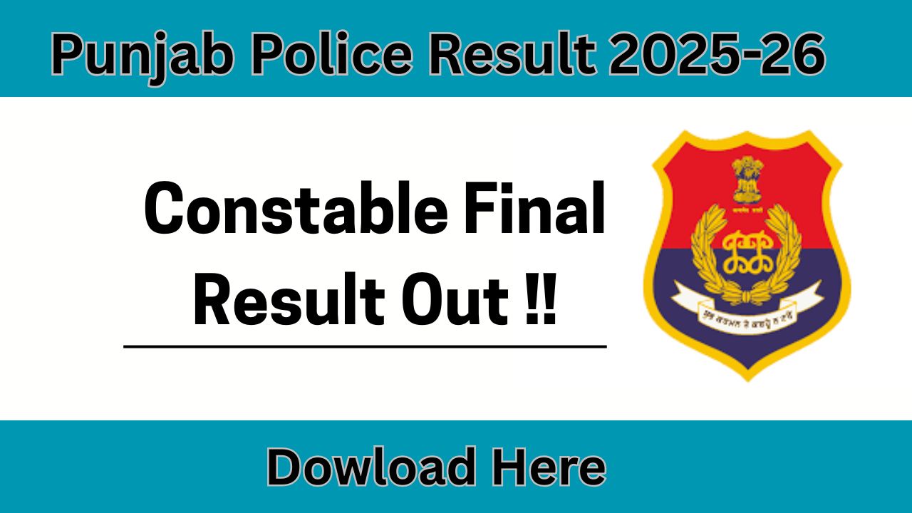 Punjab Police Constable Result