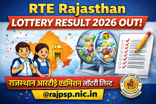 RTE Rajasthan Lottery Result