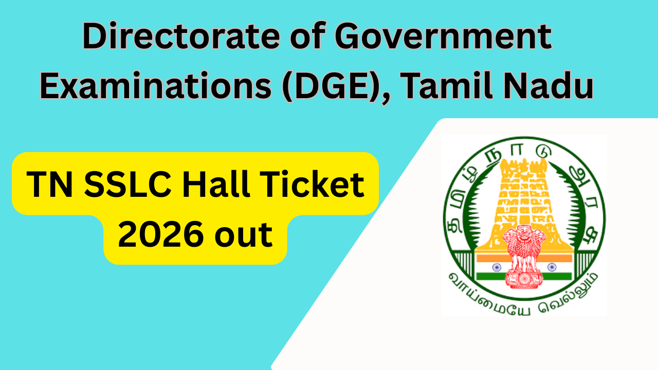 TN SSLC hall ticket
