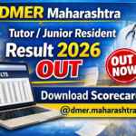 DMER Tutor/ Junior Resident Result