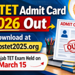 PSTET Admit Card
