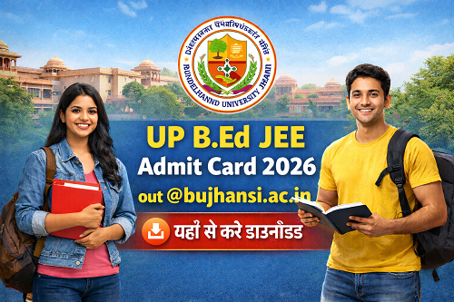 UP B.Ed JEE Admit Card