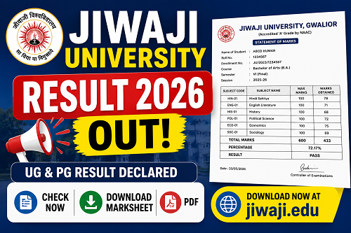 Jiwaji University Result