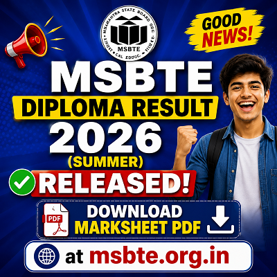 MSBTE Summer Diploma Result