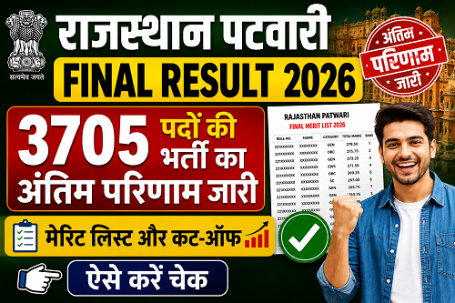 Rajasthan Patwari Final Result