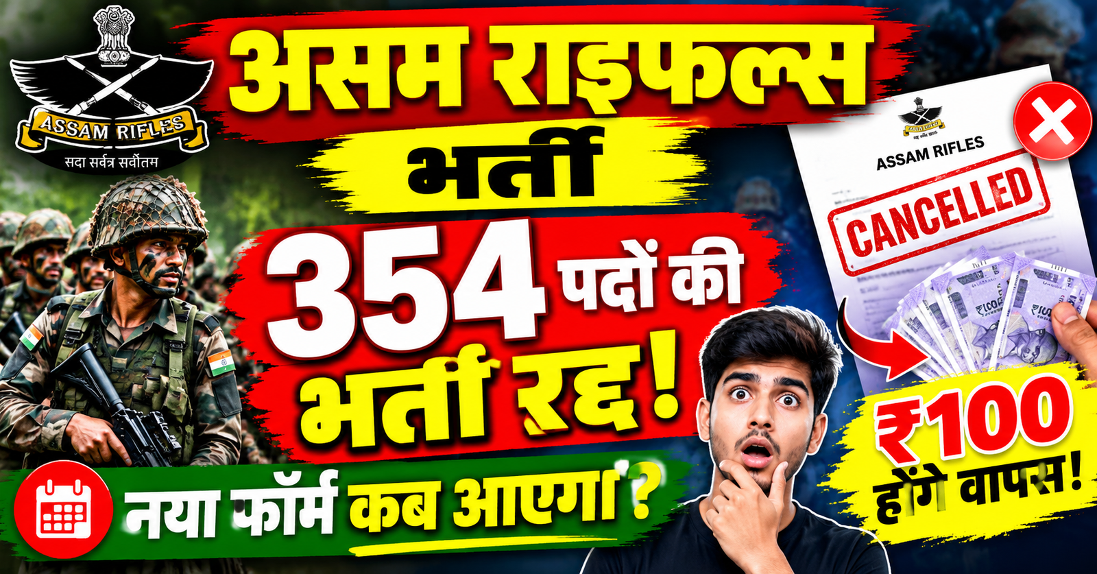 354 pado wali bharti raddh ummidwaro ke ₹100 honge wapas jane nai bharti kab aayegi